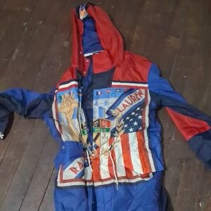 Polo by Ralph Lauren Chatiot Of Fire Red and Blue Jacket